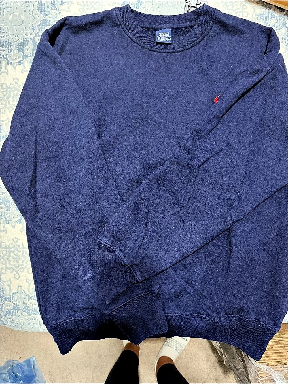 Polo Ralph Lauren Fleece Crewneck Sweatshirt Crewneck Sweatshirt in Blue Size